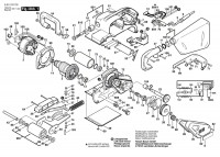 Bosch 0 601 276 703 Gbs 100 Ae Belt Sander 230 V / Eu Spare Parts